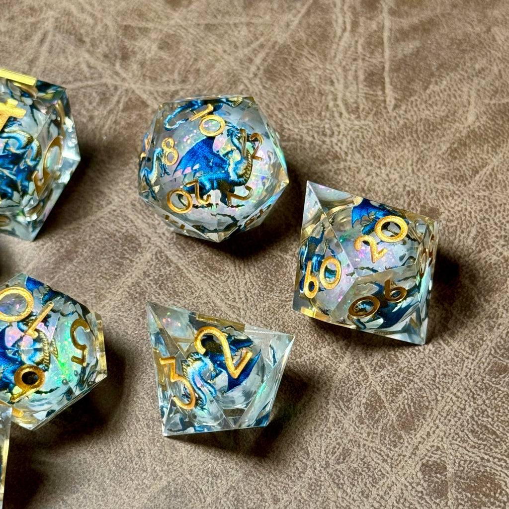 Abyssal Ink – Liquid Core Dice Set