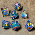 Tideglass Oracle – Liquid Core Dice Set