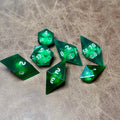 Emerald Nexus – Crystalspire Liquid Core Dice Set