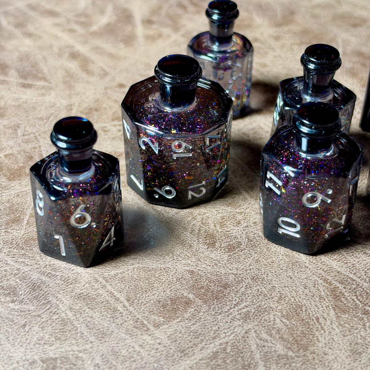 IceForge Dice Canada - Potion of Midnight Ember – Liquid Core Dice Set