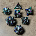 Arcane Eclipse – Prismatic Leaf - Metal Dice Set