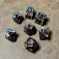 IceForge Dice Canada - Blood Moon – Metal Dice Set