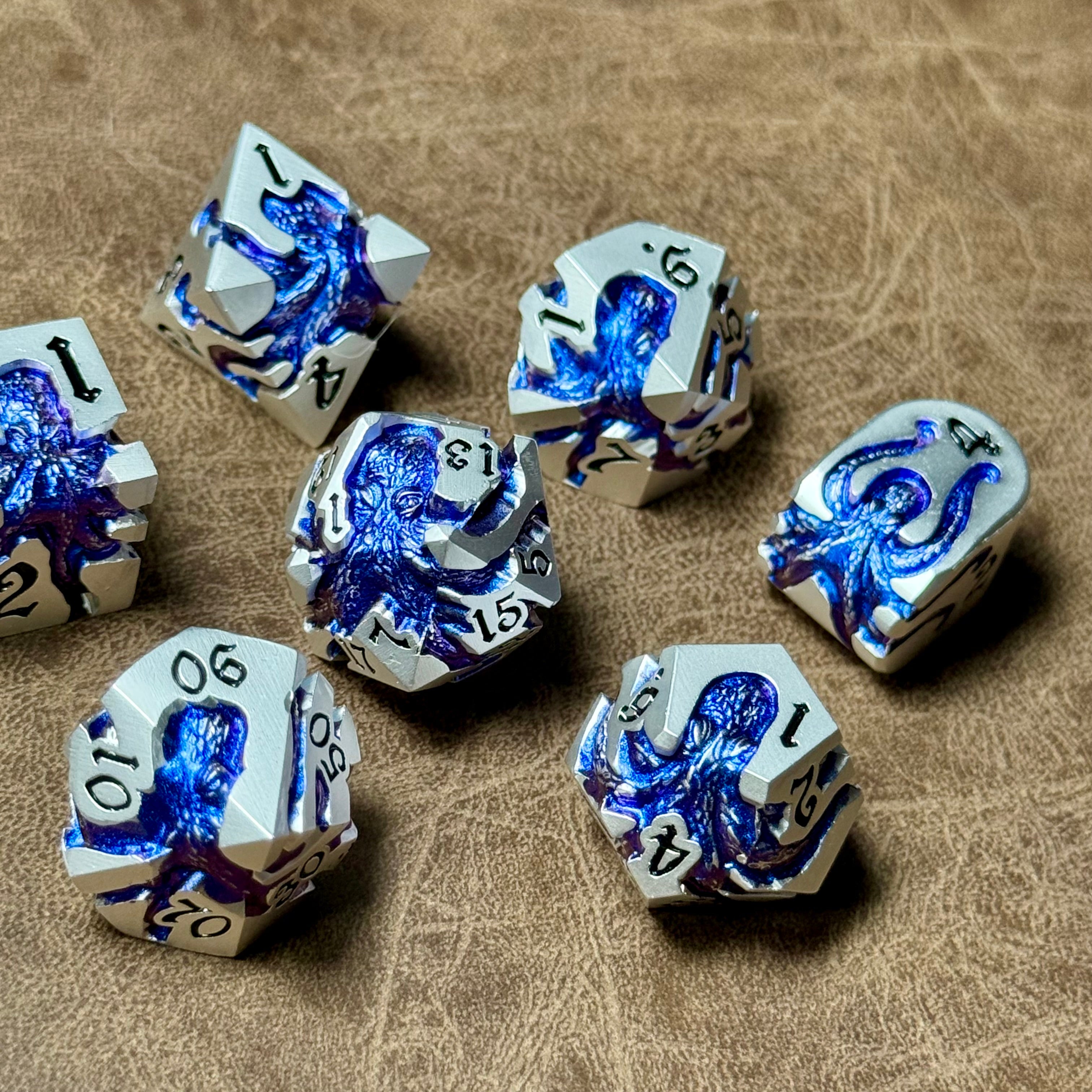 IceForge Dice Canada - Midnight Leviathan – Metal Dice Set
