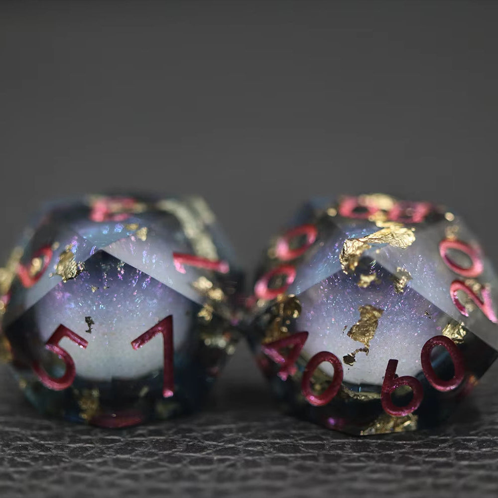 IceForge Dice Canada - Nebula Bloom – Liquid Core Dice Set