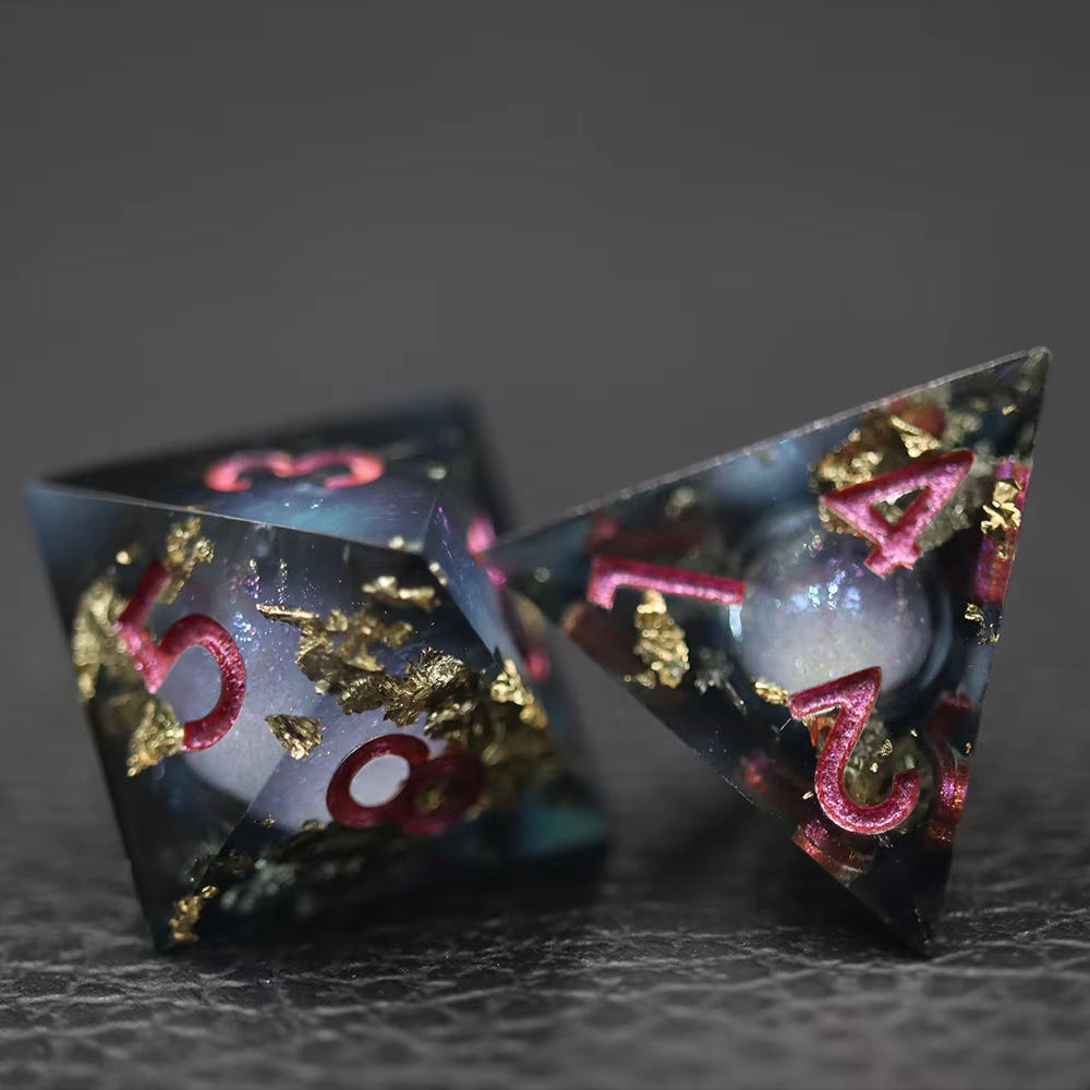 IceForge Dice Canada - Nebula Bloom – Liquid Core Dice Set