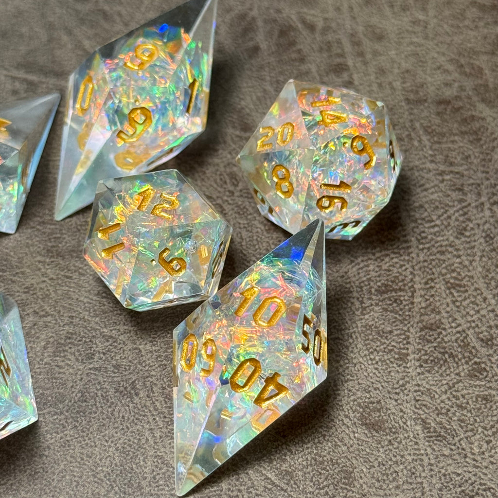 Celestial Prism – Crystalspire Dice Set