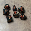 Crimson Nightfall – Set de dés en résine Sharp Edge