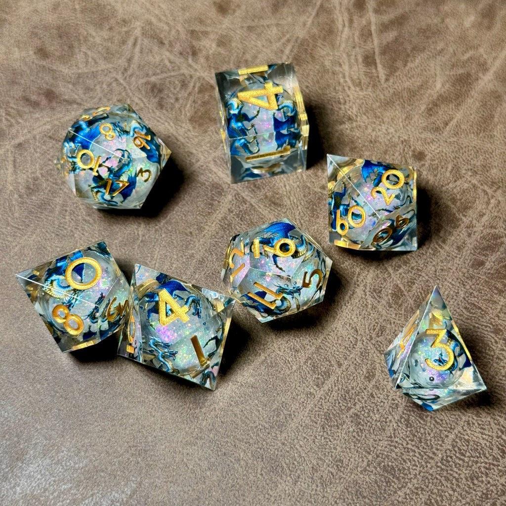 Abyssal Ink – Liquid Core Dice Set