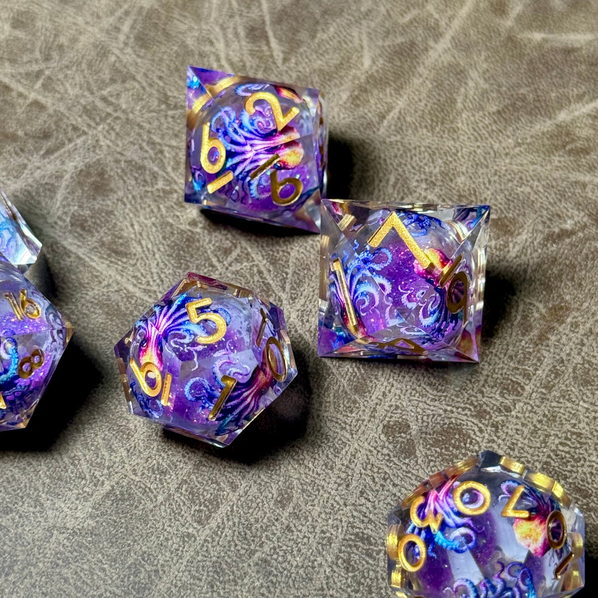 Siren’s Bloom – Set de dés à cœur liquide