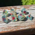 IceForge Dice Canada - Frosted Petals – Sharp Edge Dice Set