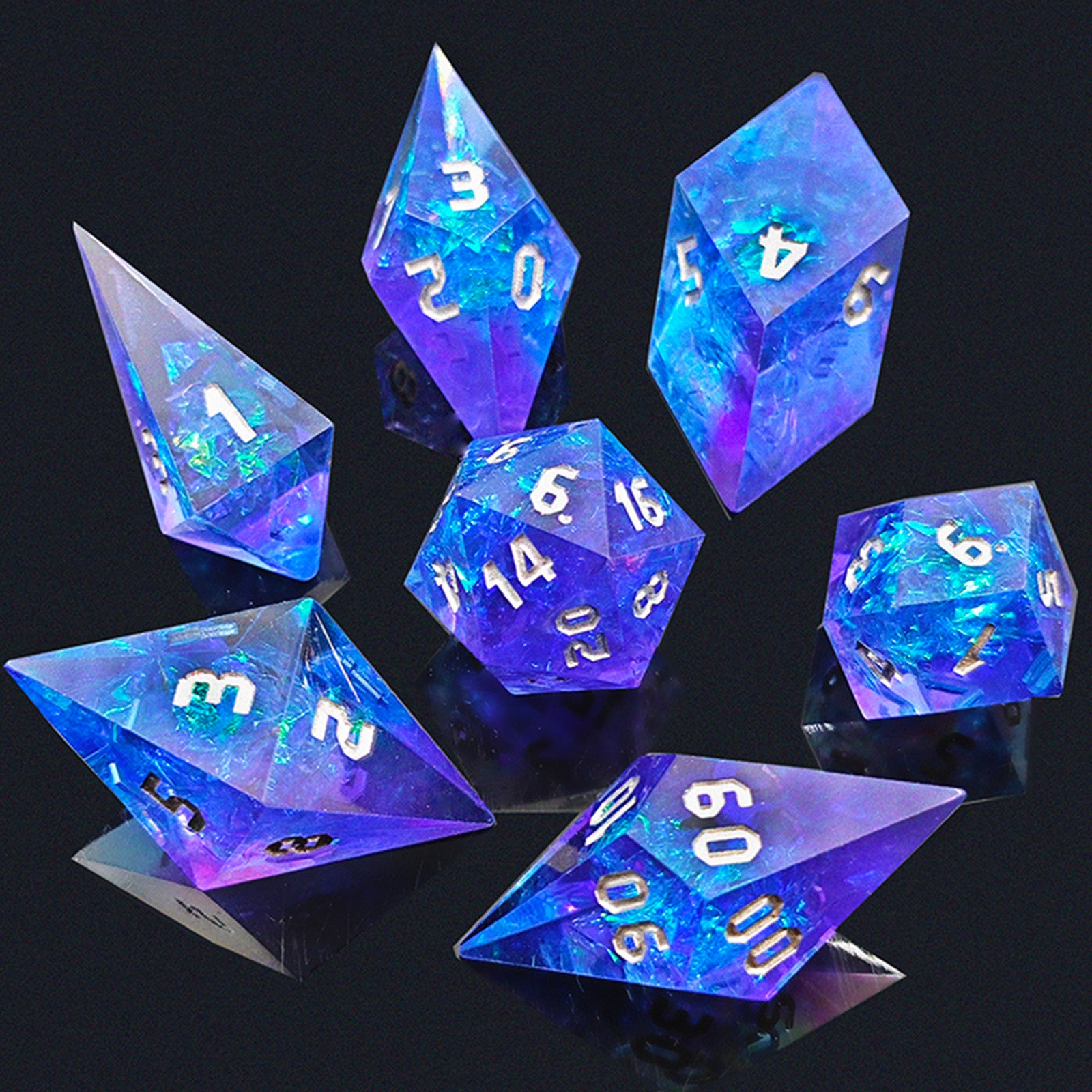 IceForge Dice Canada - Astral Current – Crystalspire Dice Set