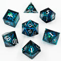 Midnight Cathedral – Sharp Edge Resin Dice Set