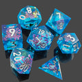 Azure Wisteria – Liquid Core Dice Set