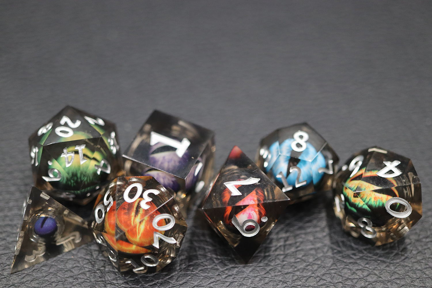 IceForge Dice Canada - Eyes of the Wyrm – Liquid Core Dice Set