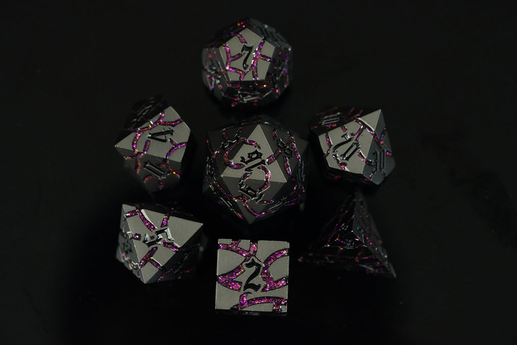 IceForge Dice Canada - Ebonflare – Metal Dice Set