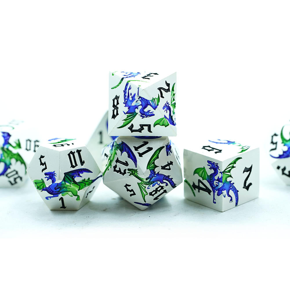 Héraldique de Frostwing – Jeu de dés en métal