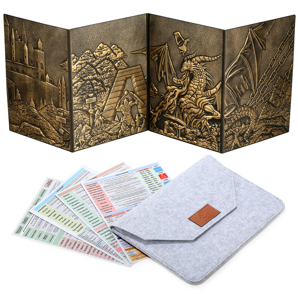 IceForge Dice Canada - Dragon's Hoard Embossed DM Screen