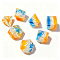 Sunbreak Cove – Sharp Edge Resin Dice Set