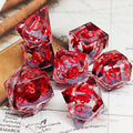 Crimson Masquerade – Liquid Core Dice Set
