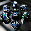 IceForge Dice Canada - Abyssal Rift – Sharp Edge Resin Dice Set