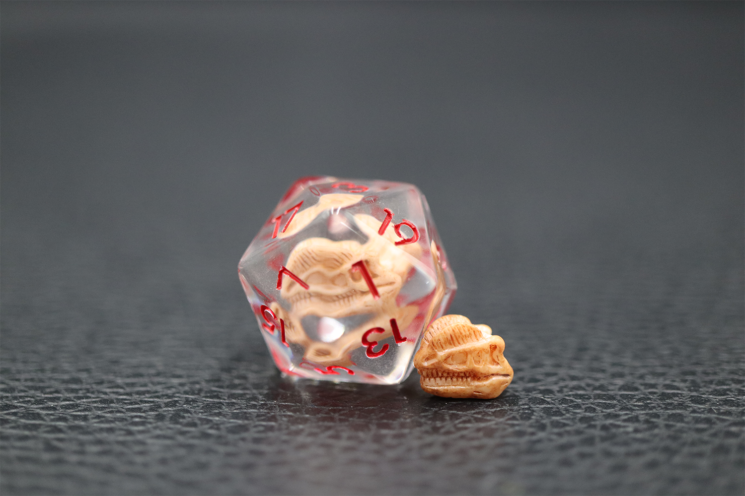 Crimson Reliquary – 35g Premium Resin Dice Set