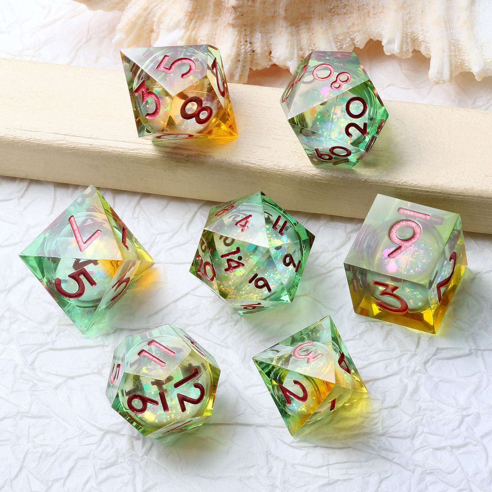IceForge Dice Canada - Dragon’s Hoard Liquid Core Dice Set