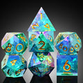 IceForge Dice Canada - Prismcore Tidal Aurora – Sharp Edge Dice Set
