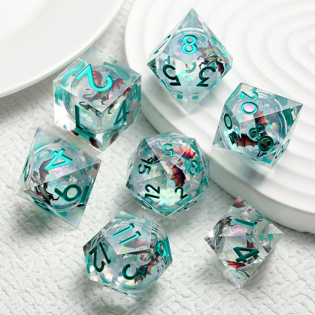 Storm Wyrm – Liquid Core Dice Set