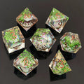 IceForge Dice Canada - Cloverheart – Liquid Core Dice Set