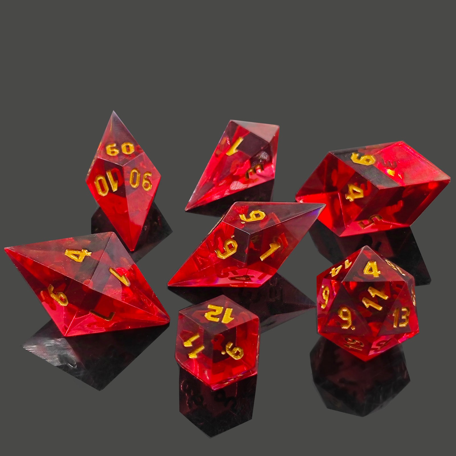 Bloodglass – Crystalspire Dice Set