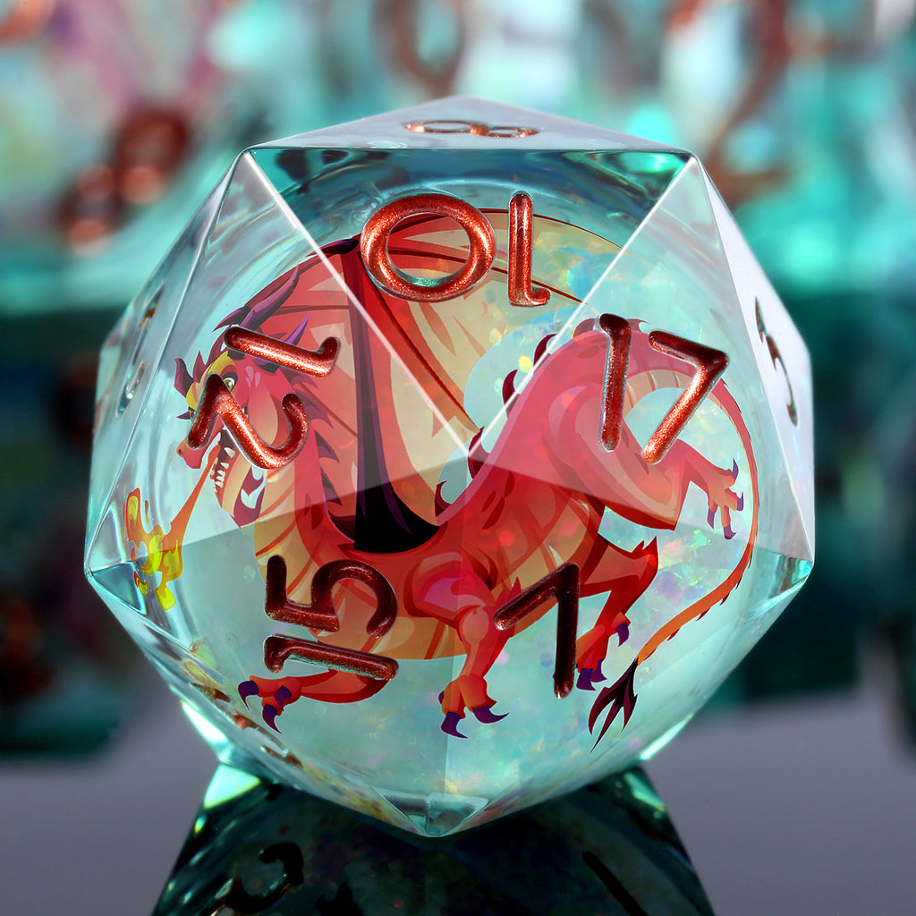 Infernal Wyrm – Liquid Core Dice Set