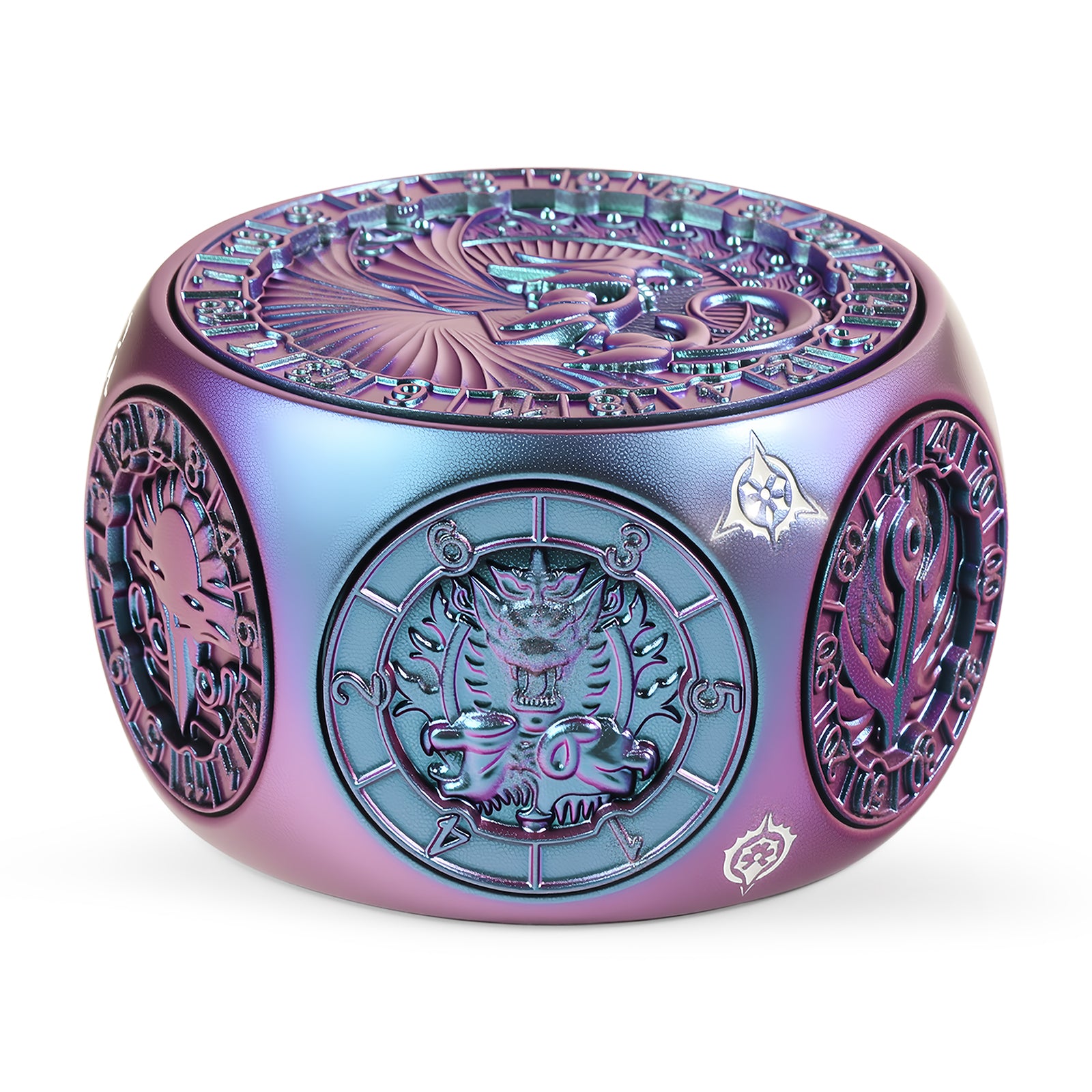 IceForge Dice Canada - Astral Titan – Forged Spinner Dice (8-in-1 Dual D20)