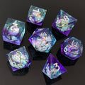 IceForge Dice Canada - Aetherfract Prism - Liquid Core Dice Set