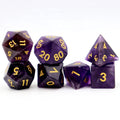 IceForge Dice Canada - Whisperglass - Amethyst Dice Set