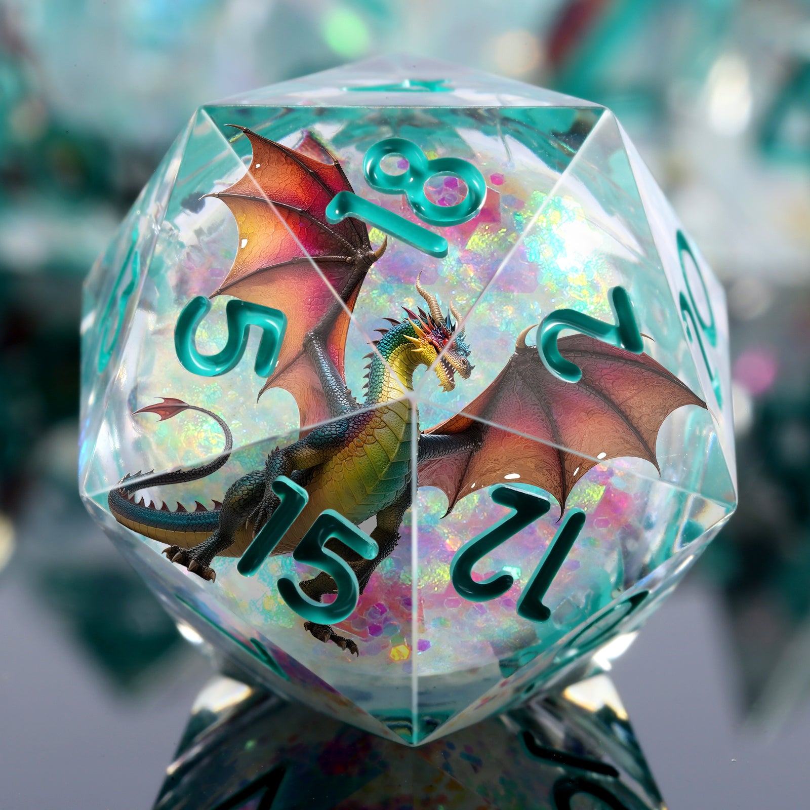 Storm Wyrm – Liquid Core Dice Set