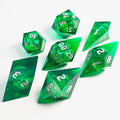 Emerald Nexus – Crystalspire Liquid Core Dice Set