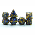 Abyssal Nightbraid – Gilded Maelstrom Metal Dice Set
