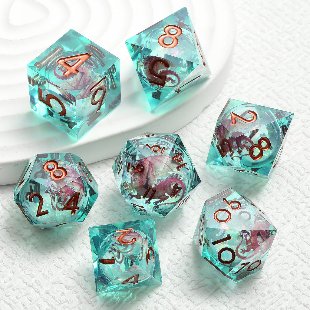 Infernal Wyrm – Liquid Core Dice Set