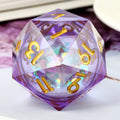 IceForge Dice Canada - Arcane Bloom Jumbo D20 (33mm)