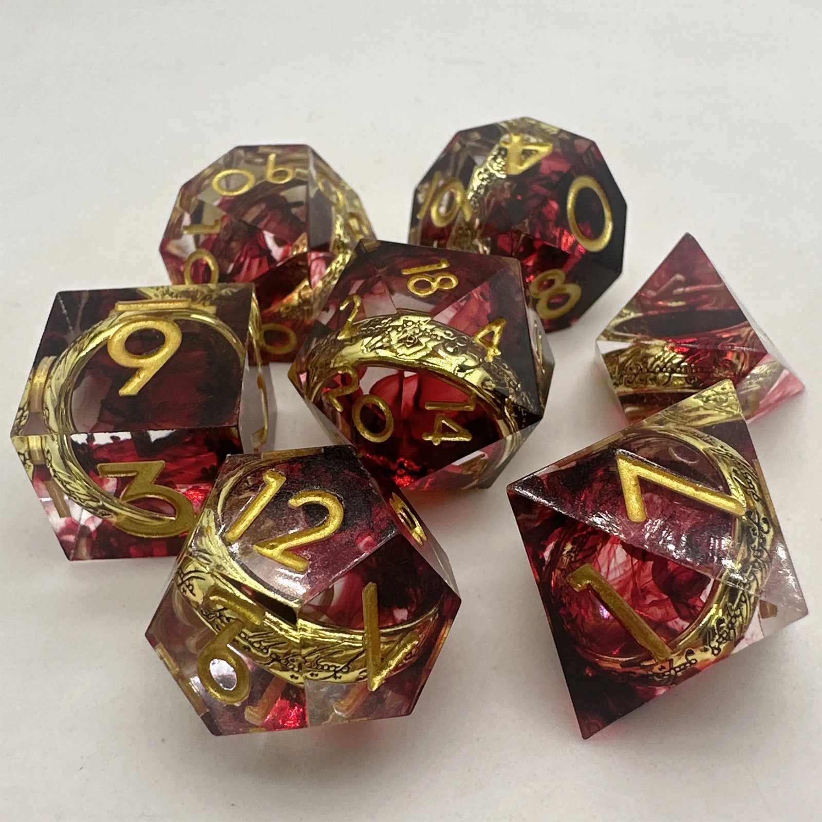 IceForge Dice Canada - Ring of Fire - Floating Ring Dice Set
