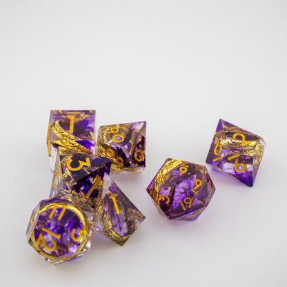IceForge Dice Canada - Ring of Shadows – Floating Ring Dice Set