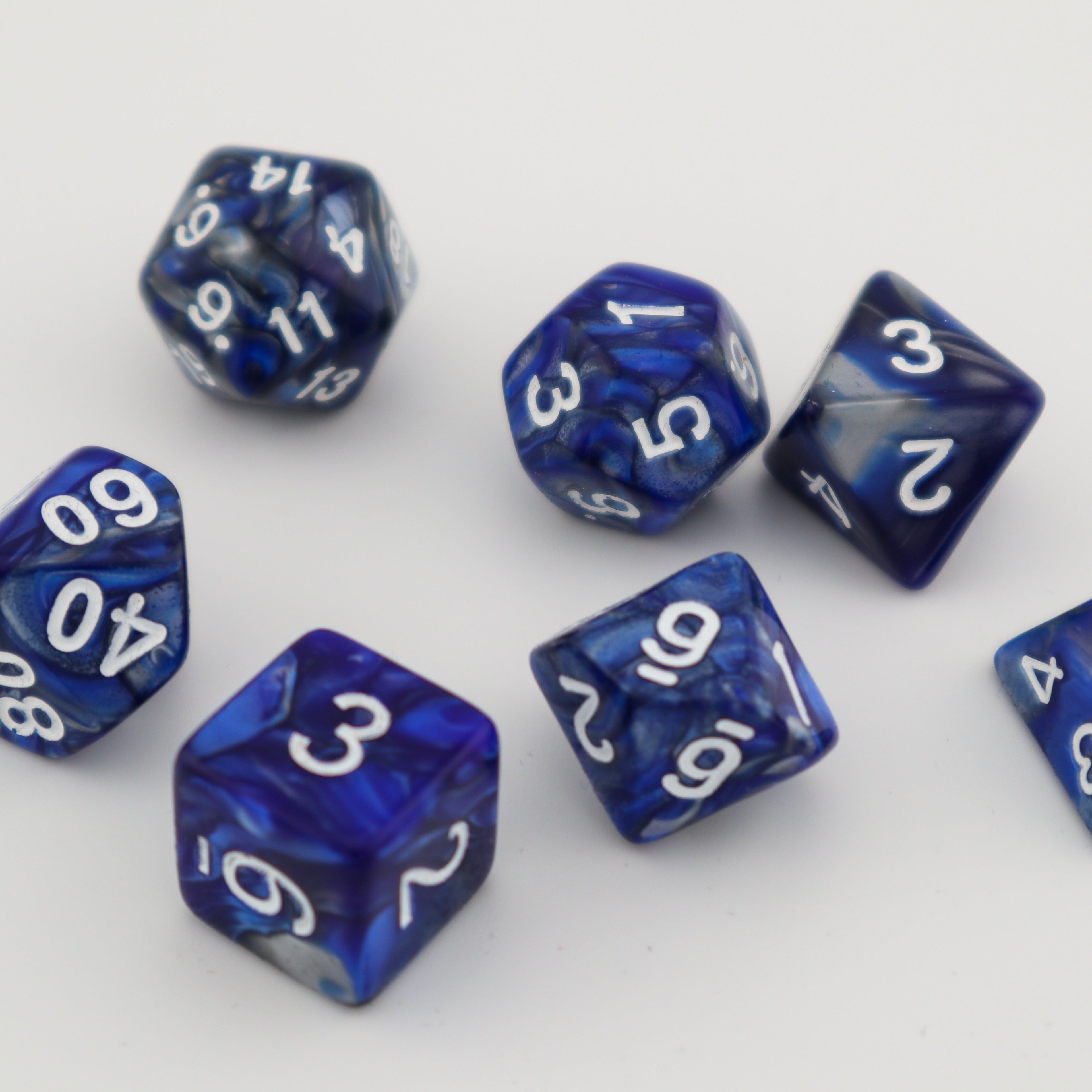IceForge Dice Canada - Tidal Veil Dice Set