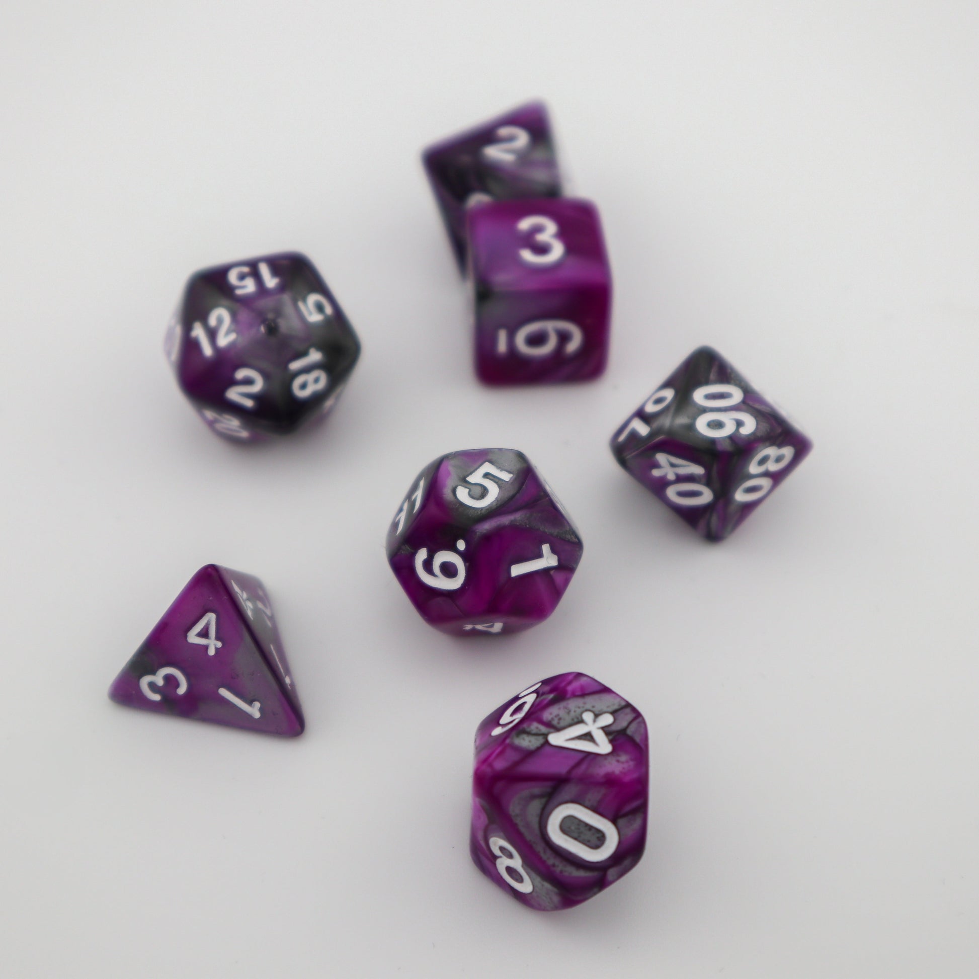 IceForge Dice Canada - Twilight Amethyst Dice Set