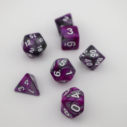 IceForge Dice Canada - Twilight Amethyst Dice Set
