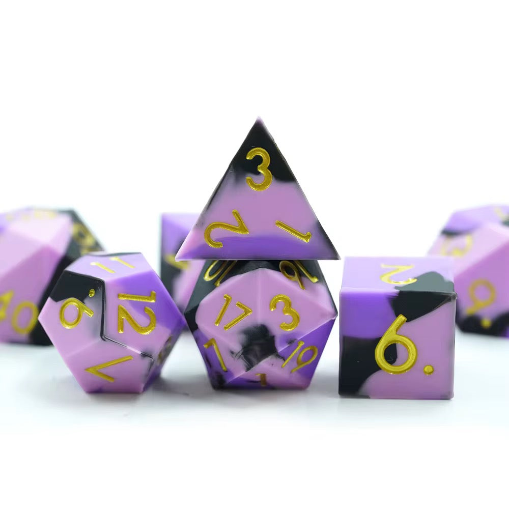 IceForge Dice Canada - Shadow Hex - Silicone Dice Set