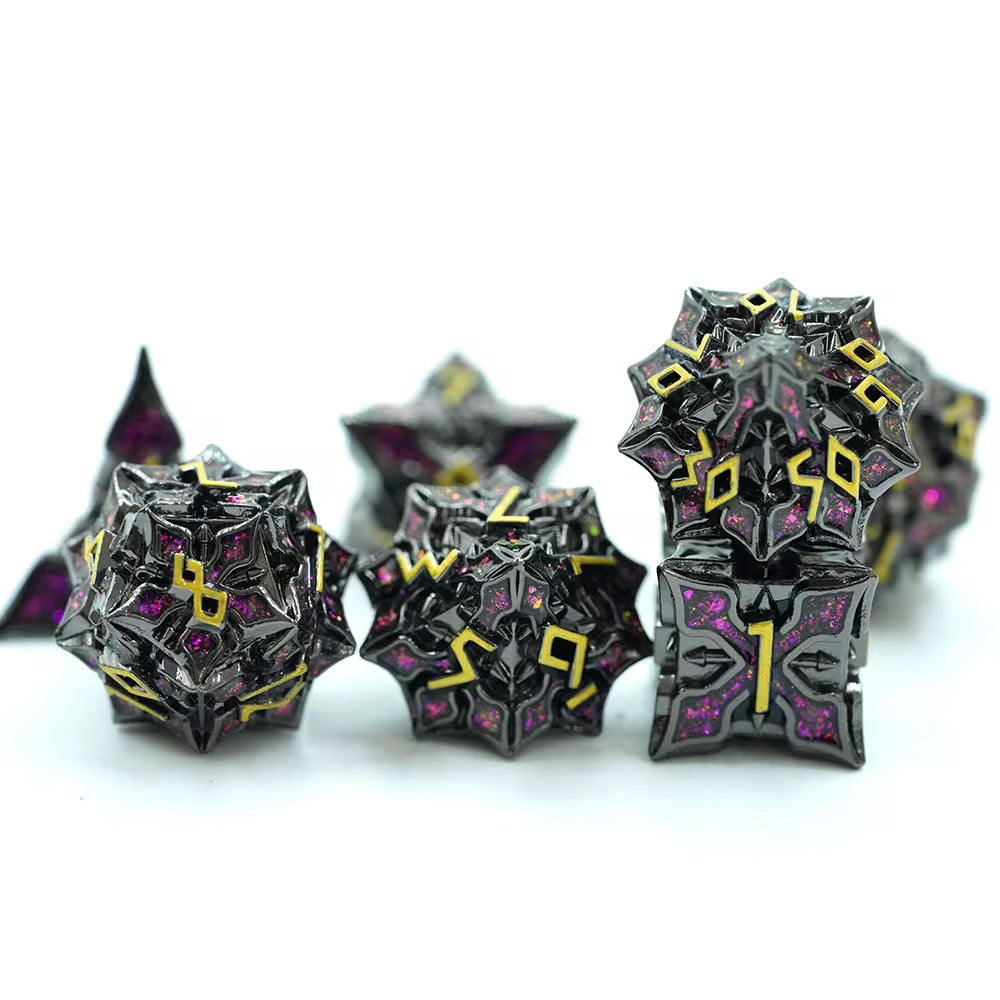 IceForge Dice Canada - Arcane Ember - Metal Dice Set
