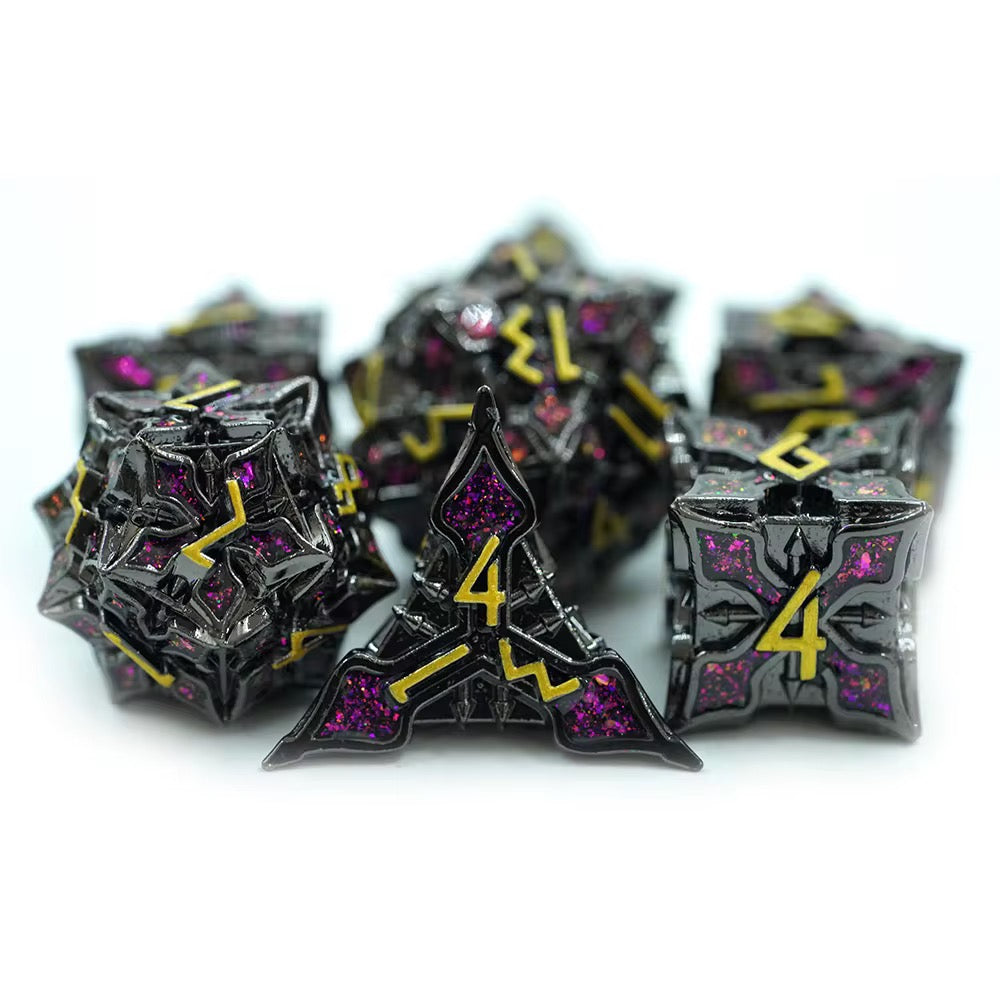 IceForge Dice Canada - Arcane Ember - Metal Dice Set
