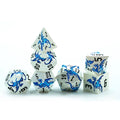 IceForge Dice Canada - Frostwyrm Sigil - Metal Dice Set