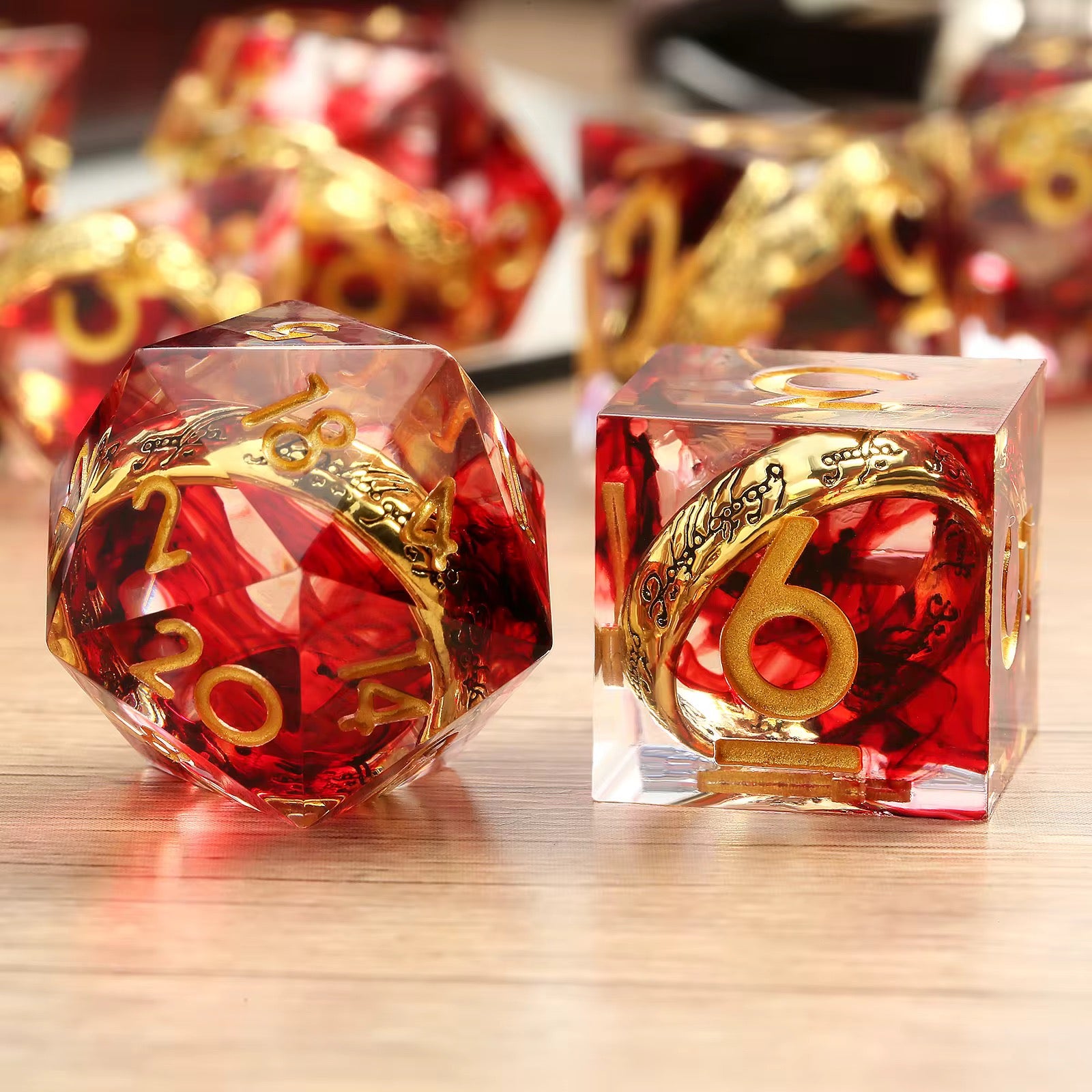 IceForge Dice Canada - Ring of Fire - Floating Ring Dice Set