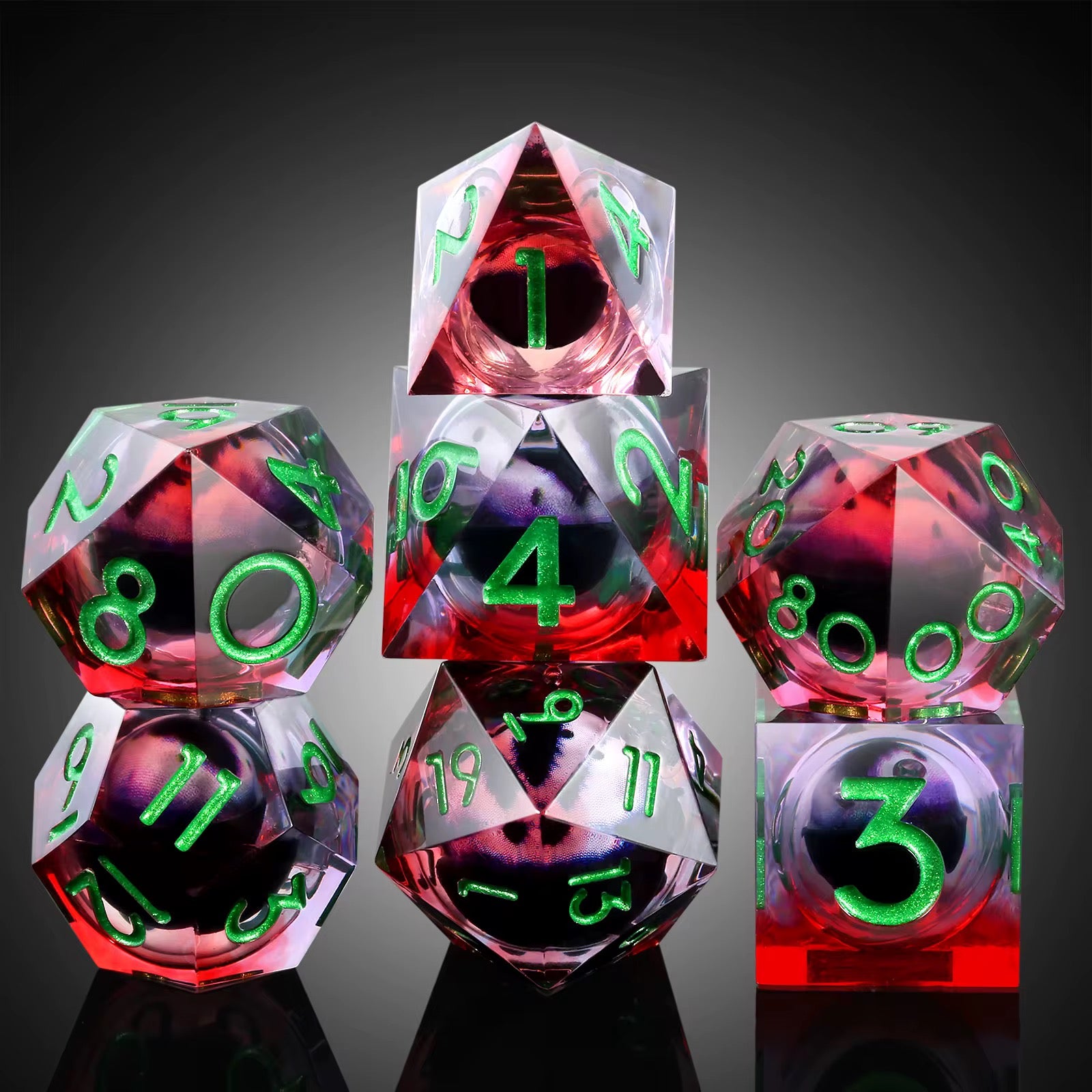 Venomgaze – Liquid Core Dice Set